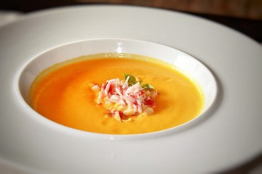 Тыквенный крем суп в ресторане Campa!